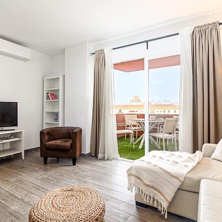 Malaga Center Flat Beach&Terrace Exteriör bild